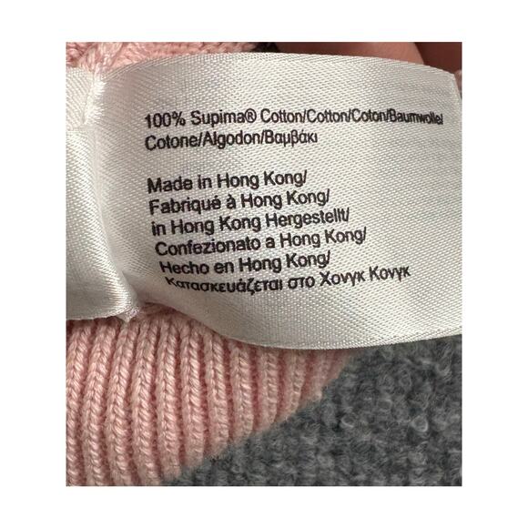 Vintage Brooks Brothers Pink Argyle Cotton sweater Sz L vest Hong Kong tag Y2k - Picture 7 of 8